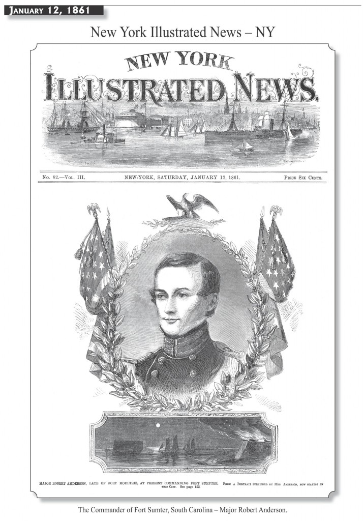 Today in Civil War Newspaper History January 12, 1861 Civil War